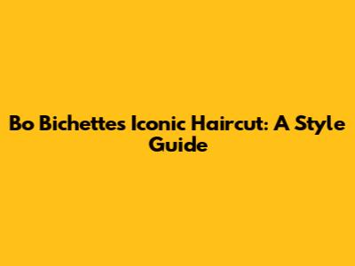 Bo Bichette's Iconic Haircut: A Style Guide