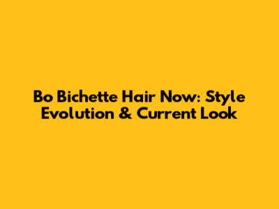Bo Bichette Hair Now: Style Evolution & Current Look