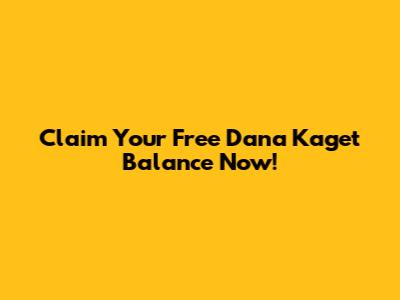 Claim Your Free Dana Kaget Balance Now!