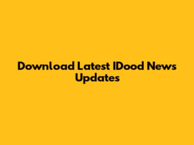 Download Latest IDood News Updates