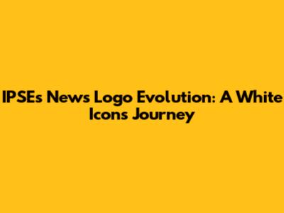 IPSE's News Logo Evolution: A White Icon's Journey