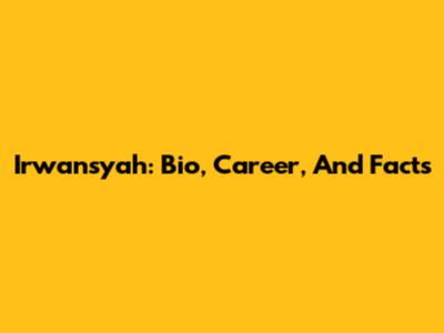 Irwansyah: Bio, Career, And Facts