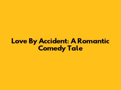 Love By Accident: A Romantic Comedy Tale