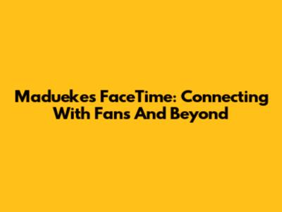 Madueke's FaceTime: Connecting With Fans And Beyond