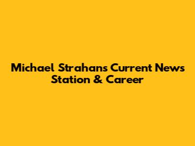 Michael Strahan's Current News Station & Career