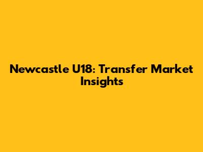 Newcastle U18: Transfer Market Insights