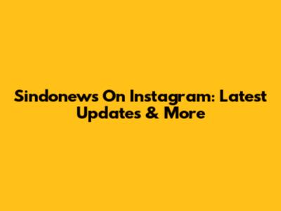 Sindonews On Instagram: Latest Updates & More