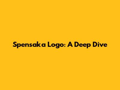 Spensaka Logo: A Deep Dive
